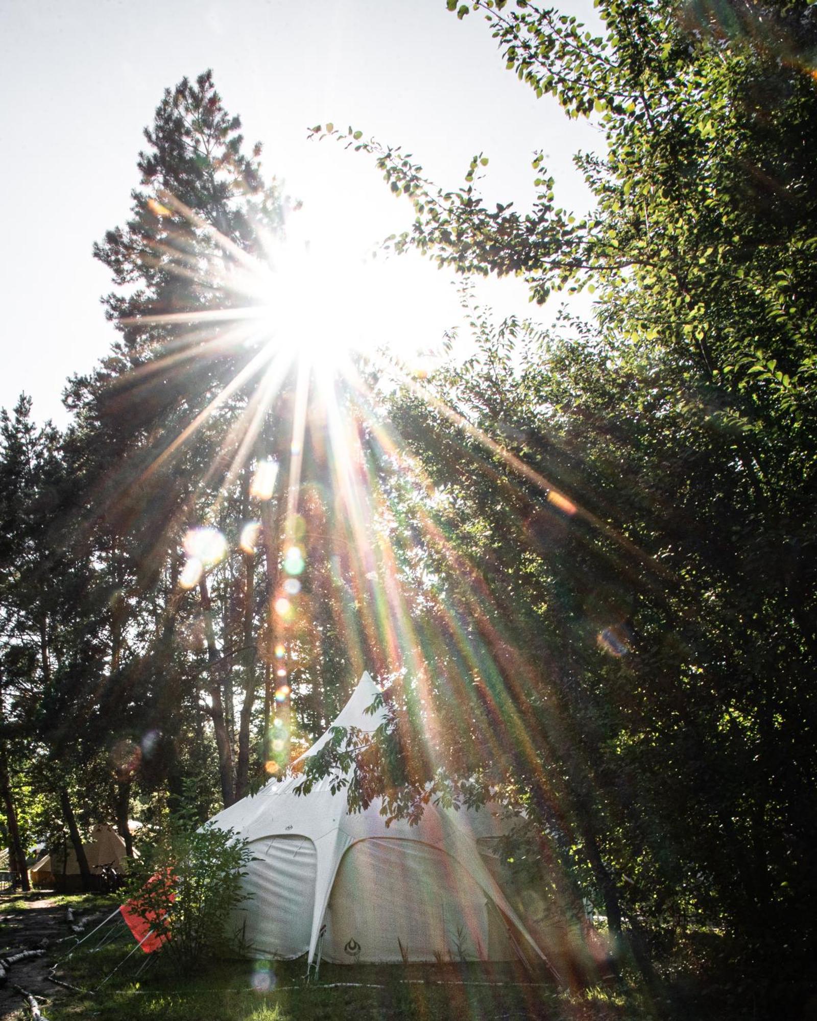 Raus Und Gut Glamping Am Graebendorfer See Drebkau Экстерьер фото